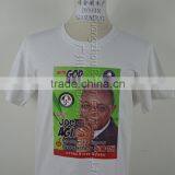 10 Years Factory Custom Cheap White Color Election Campaign T-shirts thumbnail-3