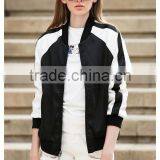 Ladies Autumn Embroidered Reversible Windproof Casual Bomber Jacket thumbnail-3