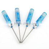 4PCS Hex Screw Driver Tool Kit For RC Helicopter Plane Transmitter Car Blue Brand New thumbnail-3