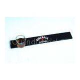 Black Rectangle Anti Slip Beer Bar Mat , Pub Beer Mats With Logo thumbnail-1