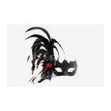 Luxury Cock Feather Masquerade Masks Halloween Prop For Princess