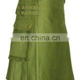 Active Man Olive Green Working Utility Kilt thumbnail-1
