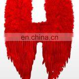 Wholesale Party Big Red Large Feather Angel Wings FW-0022 thumbnail-1