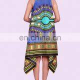 Indian Fashion Women Sleeveless Coats African Print Dashiki Long Kimono Shrug Indian thumbnail-4