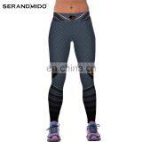 Women Dylan Superman's Symbol Printing Digital Printing Sexy Tight Breathable Sports Trousers thumbnail-1