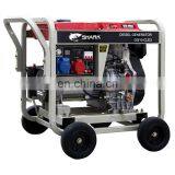 8.0KW Three Phase Portable Open Type Air Cooled Diesel Generator