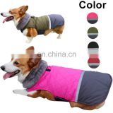 2020 best selling pet autumn and winter big hairy collar double face waterproof clothes