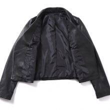 2021NEW FASHION LADIES' GENUINE SHEEPSKIN MOTORCYCLE LEATHER JACKET thumbnail-3