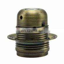 E27 Socket Vintage Edison Screw Bulb Bases Metal Alloy Plating Lamp Holder E27 Pendant Light Sockets thumbnail-2