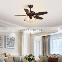 Indoor Lighting Remote Control Decorative Wooden Blade Cieling Fans Lighting 2 in 1 Smart Remote Control Luxury Ceiling Fans thumbnail-2