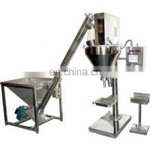 Полуавтоматическая машина для фасовки сухих порошков шнековым дозатором на 500 г / Ручной шнековый дозатор на 50 г