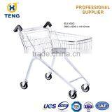 Plastic Material Shopping Bakset With Metal Double Handles Plastic Basket With Handle thumbnail-5