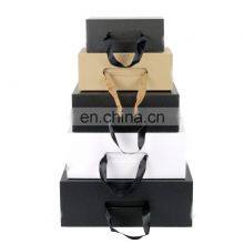 Custom Multiple Colour Corrugated Shoes Folding Carton Box With Handles thumbnail-2