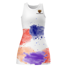 2023 Latest Fashion Design Custom Netball Dress With Round Neck