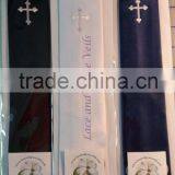 Boys First Communion Tie With Embroidered Cross thumbnail-4