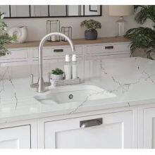 Code：6723，Calacatta Artificial Stone Quartz Slab Kitchen Countertops thumbnail-3