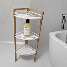 Bamboo Bathroom Shelves Bathroom Storage Shelves