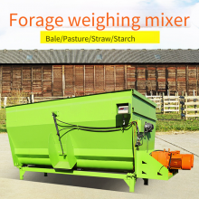 Straw Preparation Machine for Feeding Cattle and Sheep, Double Screw Silage Mixer, Straw and Rice Straw Crushing Mixer thumbnail-3