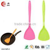 HOT FDA Silicone Colorful Cooking Pizza Turner With Stainless Steel Kitchenware