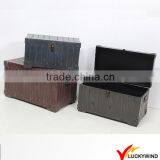 Handmade Vintage Wooden Trunk Box Storage With Cover Quality Choice