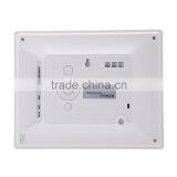 Ultrathin 8 Inch HD LCD Digital Picture Photo Frame Alarm Clock MP3 MP4 Movie Player With Remote Control Black/White thumbnail-4