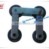 P=133.33mm, Roller 75mm*23.5mm, Escalator Step Chain Lubrication for Kone