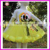 Hot Sale Yellow Girls Pettiskirt Orange Girl's Cute Dancing Baby Kids Children Short Mini Tutu Skirts thumbnail-1