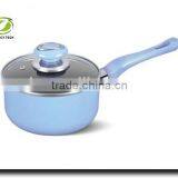 Aluminum Non Stick Coating Pressed/Forged Cookware Set Soup Pot Sauce Pan With Glass Lid Covered thumbnail-3