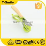 Non-slip Grips Toss and Chopped Salad Scissors with Stainless Steel Blades