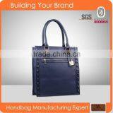 2515 Blue Color Tote Bag Style Trendy Design Lady Bags Handbag thumbnail-1