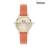 Water Resistant Silver Casing Watch 60s Style Wristwatch Colorful Lady Leather Watches thumbnail-1