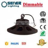 CE Rohs ETL DLC Certification 100W 160W 200W 240W UFO Shape Dimmable LED High Bay Light thumbnail-4