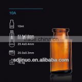 10ml amber antibiotics glass vial
