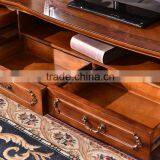 Living Room Furniture Rubber Wood TV Showcase Designs Images thumbnail-5