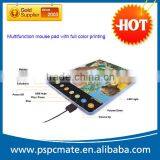 Promotional Gift Multifunction Usb Hub Mouse Mat With Webkey/Calculator Button thumbnail-3