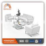 S-23 Stainless Steel Fram White Colour Leather Sofa in China thumbnail-1