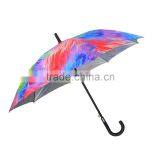 Deluxe Light Colorful Straight Aluminium Umbrella Made in China