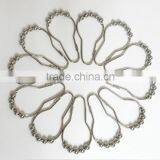 Shower Curtain Hooks With 5 Roller Balls/ High Quality Metal Curtain Hooks, Shower Curtain Hooks thumbnail-2