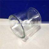 Round and Short Glass Candlestick Holders on Sale thumbnail-3