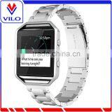 smart watch Silver Stainless Steel Smart Watch Band Chain for fitbit blaze