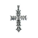 Fancy Jewelry Wholesale JCN0325 Unisex Stainless Steel Cross Necklace Pendant thumbnail-2