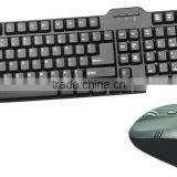 Black Colour Slim Wireless Mouse and Keyboard Combo With Nano Receiver thumbnail-2