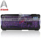 2016 A-bomb Waterproof Mechanical Keyboard Computer Keyboard With LED Light thumbnail-5