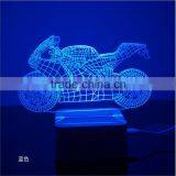 Motorcycle Shape 3D Led Desk Lamp With Touch Switch thumbnail-5