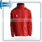 sport wear for men/red softshell hoody jacket