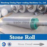 artificial stone roll for waste paper pulp machine