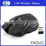 2400dpi 6d Usb Optical 2.4ghz Wireless Gaming Mouse