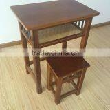 School Furniture Wood Combo School Desk and Chair HXZY026 Wood Desk thumbnail-4
