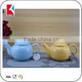 china factory ceramic material solid color glazed tea pot ceramic tea set