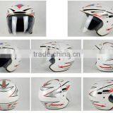 Silver DOT Standard Open Face Helmet DF-615-A